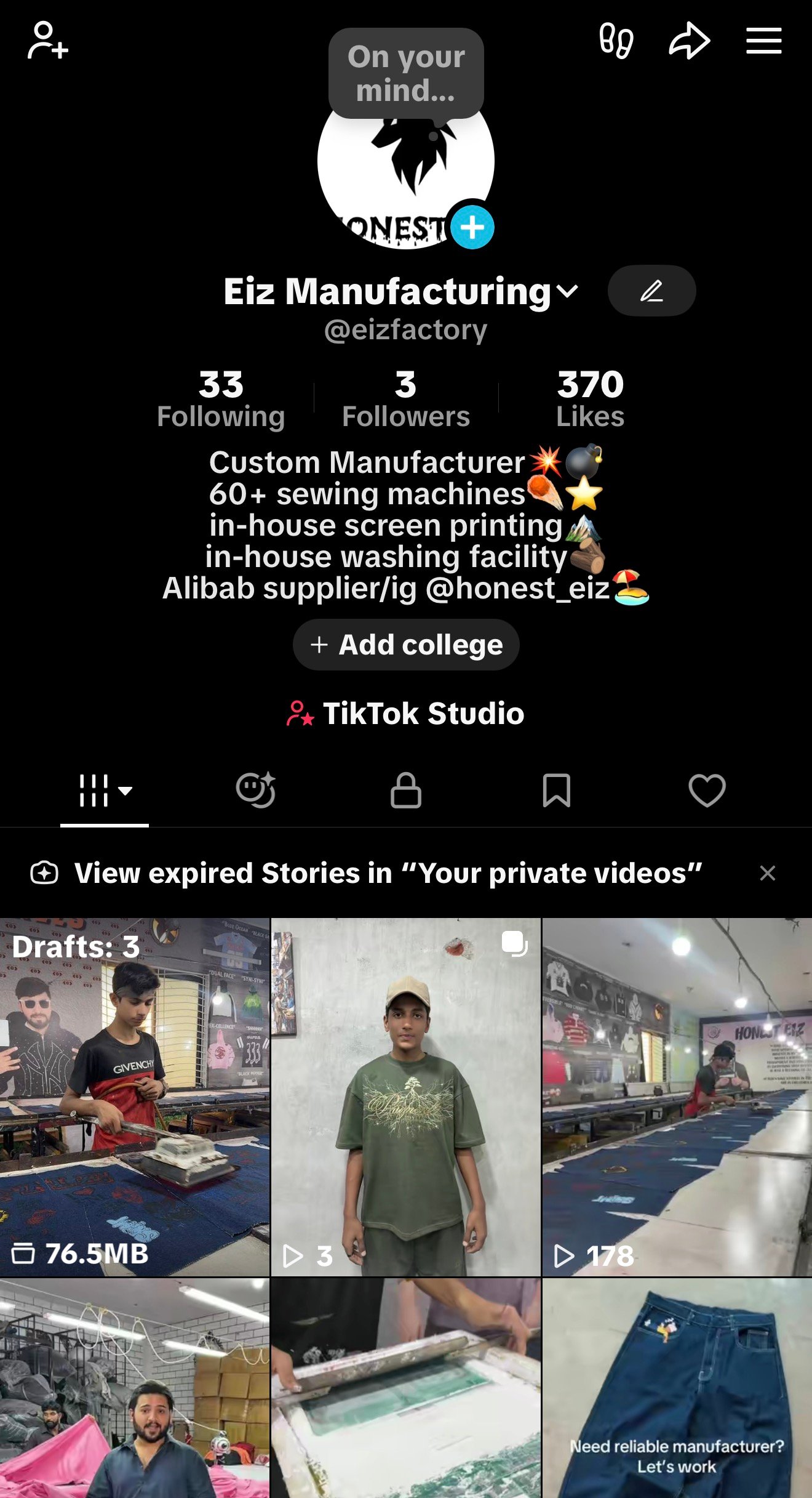 Honest EIZ on TikTok